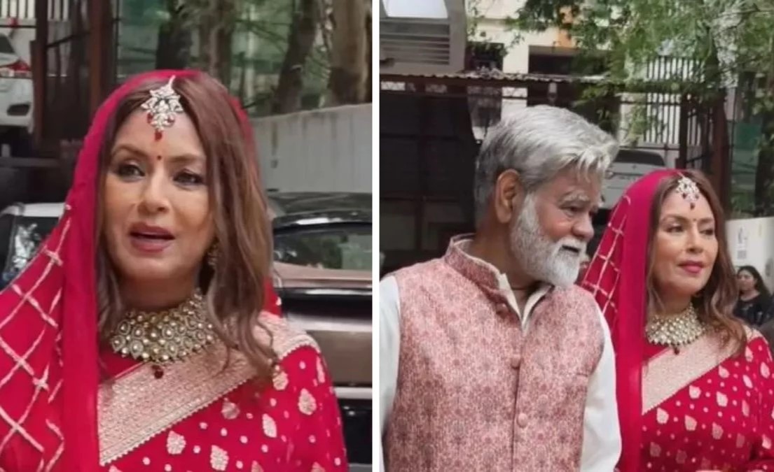 महिमा चौधरी और संजय मिश्रा की शादी की अफवाहों ने मचाया सोशल मीडिया पर तहलका—लाल जोड़े में वायरल तस्वीरें फिल्म प्रमोशन का हिस्सा निकलीं