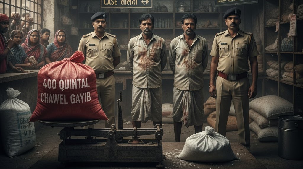 छत्तीसगढ़ में राशन घोटाला: साय सरकार को ₹46 लाख का चूना, 400 क्विंटल चावल गायब, तीन के खिलाफ केस दर्ज