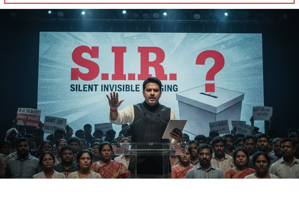 अभिषेक बनर्जी का चुनाव आयोग पर तीखा हमला — ‘SIR’ यानी Silent Invisible Rigging का आरोप, लोकतंत्र की निष्पक्षता पर उठे सवाल