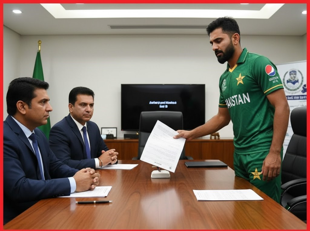 पाकिस्तान क्रिकेट में बड़ा विवाद: मोहम्मद रिज़वान ने केंद्रीय अनुबंध पर हस्ताक्षर करने से किया इनकार — कप्तानी से हटाए जाने और श्रेणी-B में रखने पर नाराज़गी