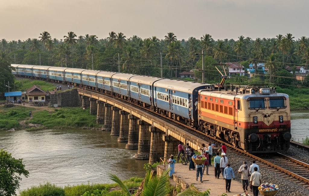 हाथरस में गोरखधाम एक्सप्रेस का इंजन फेल, यात्रियों को हुई भारी परेशानी