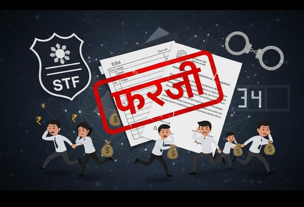 D.Ed की फर्जी मार्कशीट से बने शिक्षक, STF ने 34 पर दर्ज की FIR – सालों से कर रहे थे नौकरी