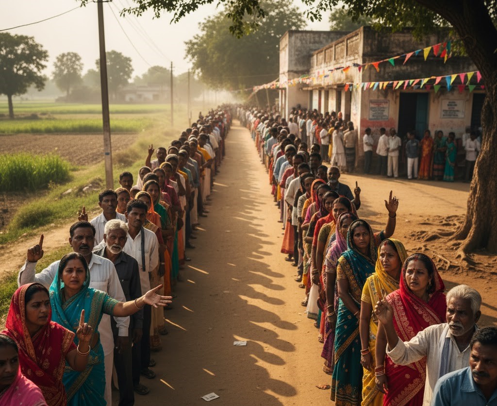 बिहार चुनाव: पहले फेज में रिकॉर्ड 64.4% वोटिंग, सत्ता पलट की संभावना पर फिर बहस तेज