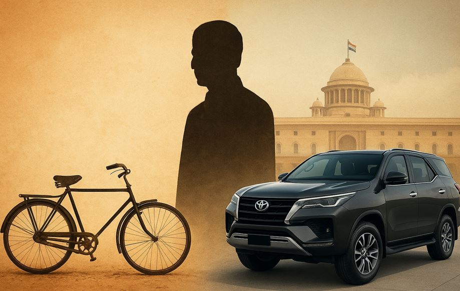 साइकिल से फॉर्च्यूनर तक: राजनीतिक ‘त्याग’ का कॉर्पोरेटाइजेशन और बर्बाद होता भविष्य