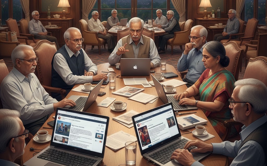 आईएएस मीट के बाद भी नहीं थमी नाराजगी, रिटायर्ड अफसरों ने सोशल मीडिया पर खोला मोर्चा