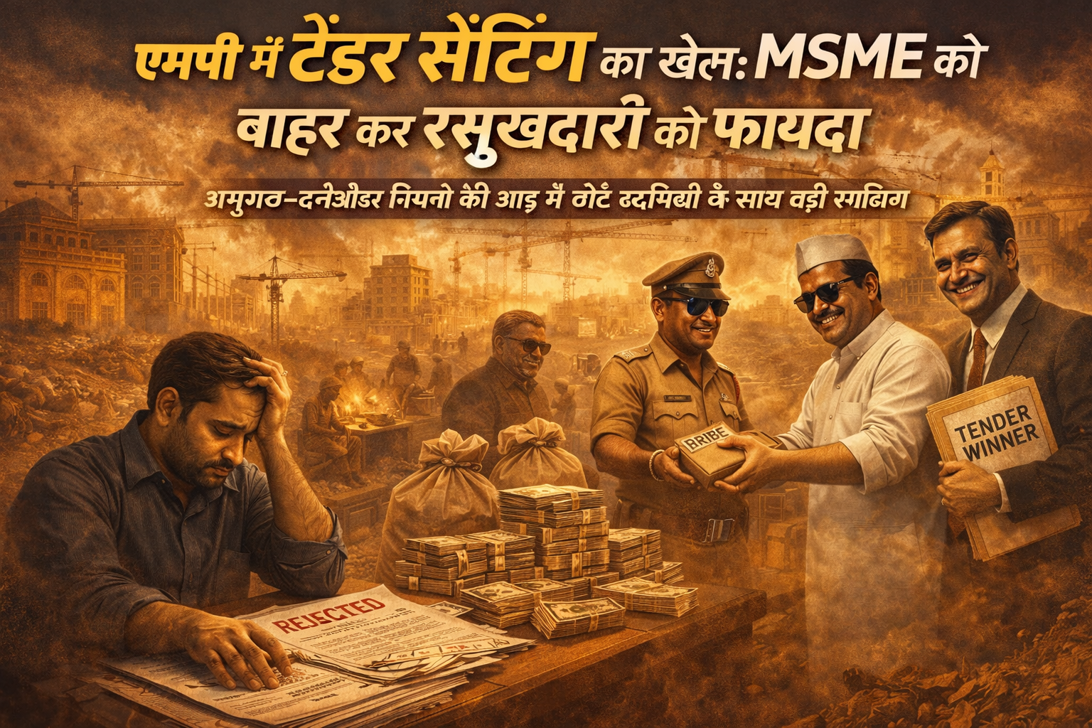 MP Tender Scam: рдЕрдиреБрднрд╡ рдФрд░ рдЯрд░реНрдирдУрд╡рд░ рдХреНрд▓реЙрдЬ рдХреЗ рдирд╛рдо рдкрд░ рдЫреЛрдЯреЗ рд╡реНрдпрд╛рдкрд╛рд░рд┐рдпреЛрдВ рдХрд╛ рдЧрд▓рд╛ рдШреЛрдВрдЯрд╛?