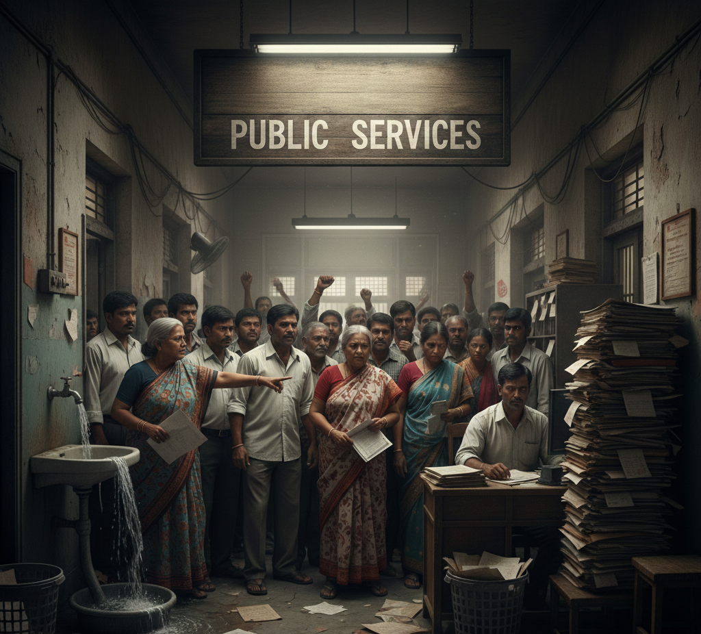 Public Service Confusion – बुनियादी सेवाओं में लापरवाही पर सवाल