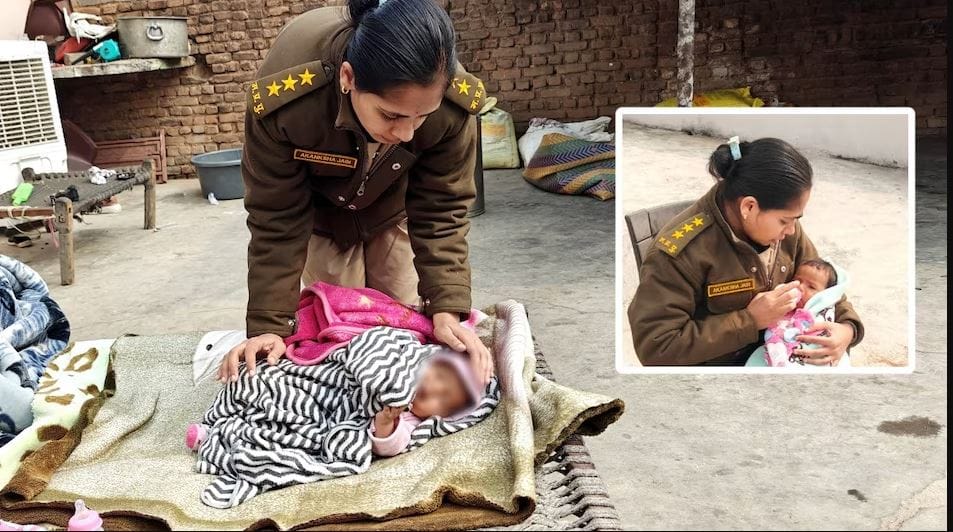 Humanity in Police Uniform – भागे मां-बाप, लेडी अफसर ने संभाला नवजात