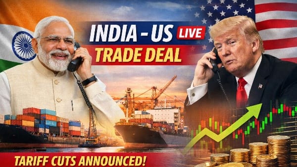 India-U.S. Trade Deal LIVE: Trump ने Indian Goods पर Tariff 18% घटाया | उद्योगों ने स्वागत किया