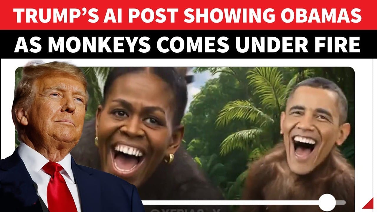 Trump AI Video Controversy: Obamas को monkeys दिखाने पर outrage