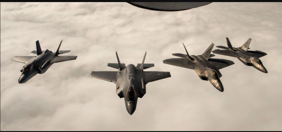 F-22, F-35, F-16 Deployment – F-22, F-35, F-16 की तैनाती