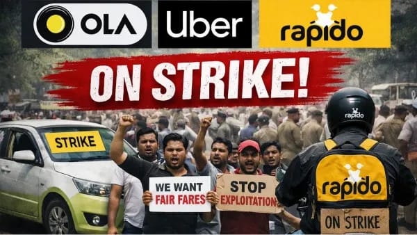 Cab Drivers Strike: Ola, Uber और Rapido ड्राइवरों की हड़ताल, ये हैं उनकी 2 बड़ी मांगें |