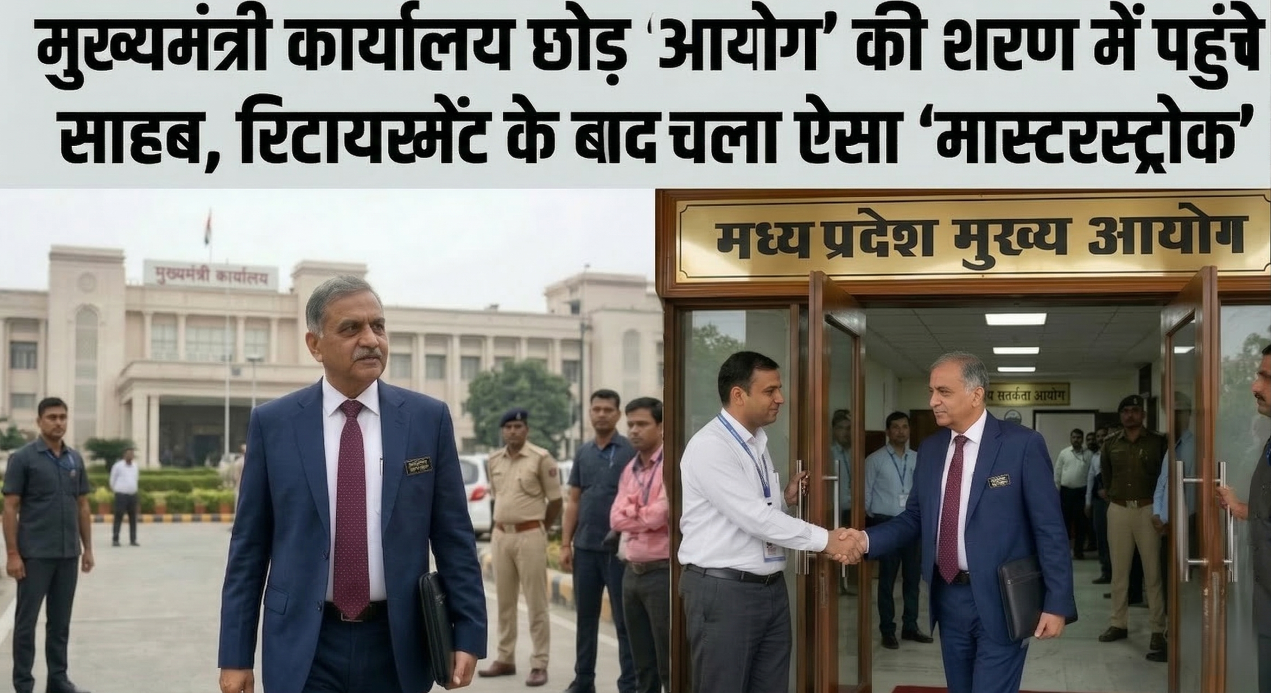 मुख्यमंत्री कार्यालय छोड़ ‘आयोग’ की शरण में पहुंचे साहब, रिटायरमेंट के बाद चला ऐसा ‘मास्टरस्ट्रोक’