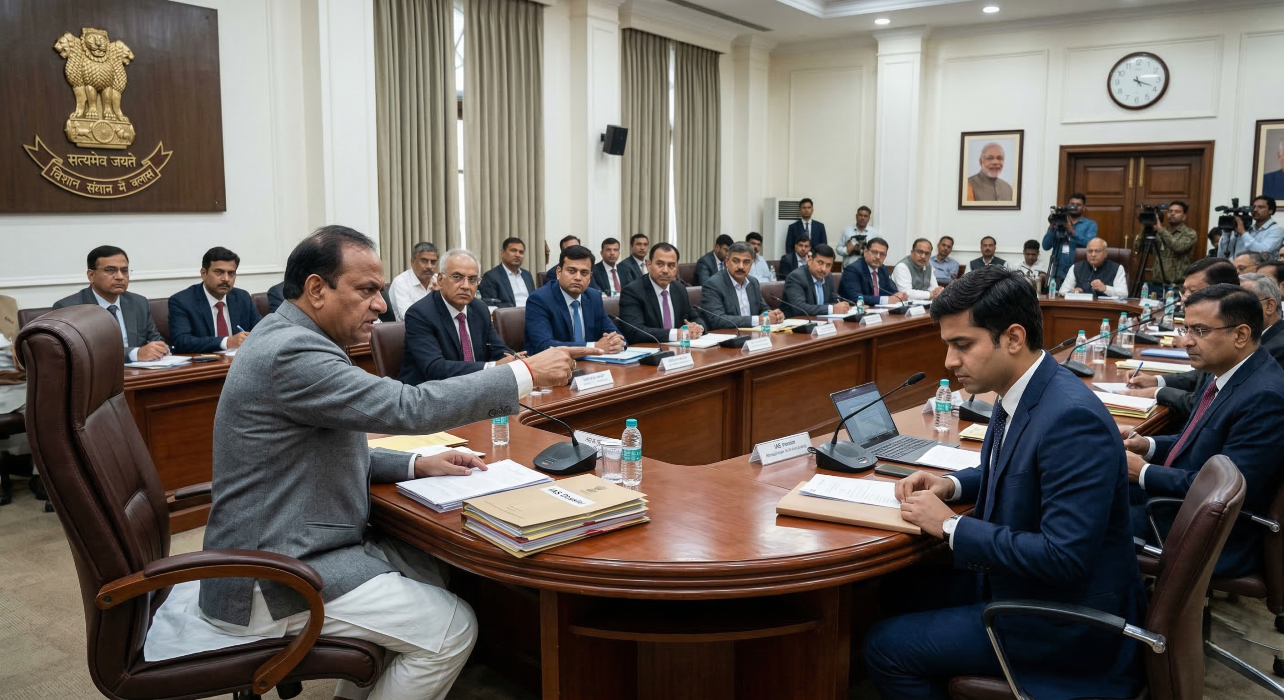 सत्ता के गलियारों में हलचल: मुख्यमंत्री के निशाने पर ‘बेपरवाह’ युवा IAS, भरी बैठक में लगी जबरदस्त क्लास