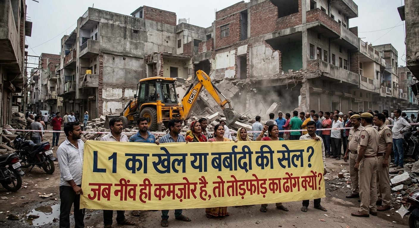 L1 का खेल या बर्बादी की सेल? जब नींव ही कमज़ोर है, तो तोड़फोड़ का ढोंग क्यों?