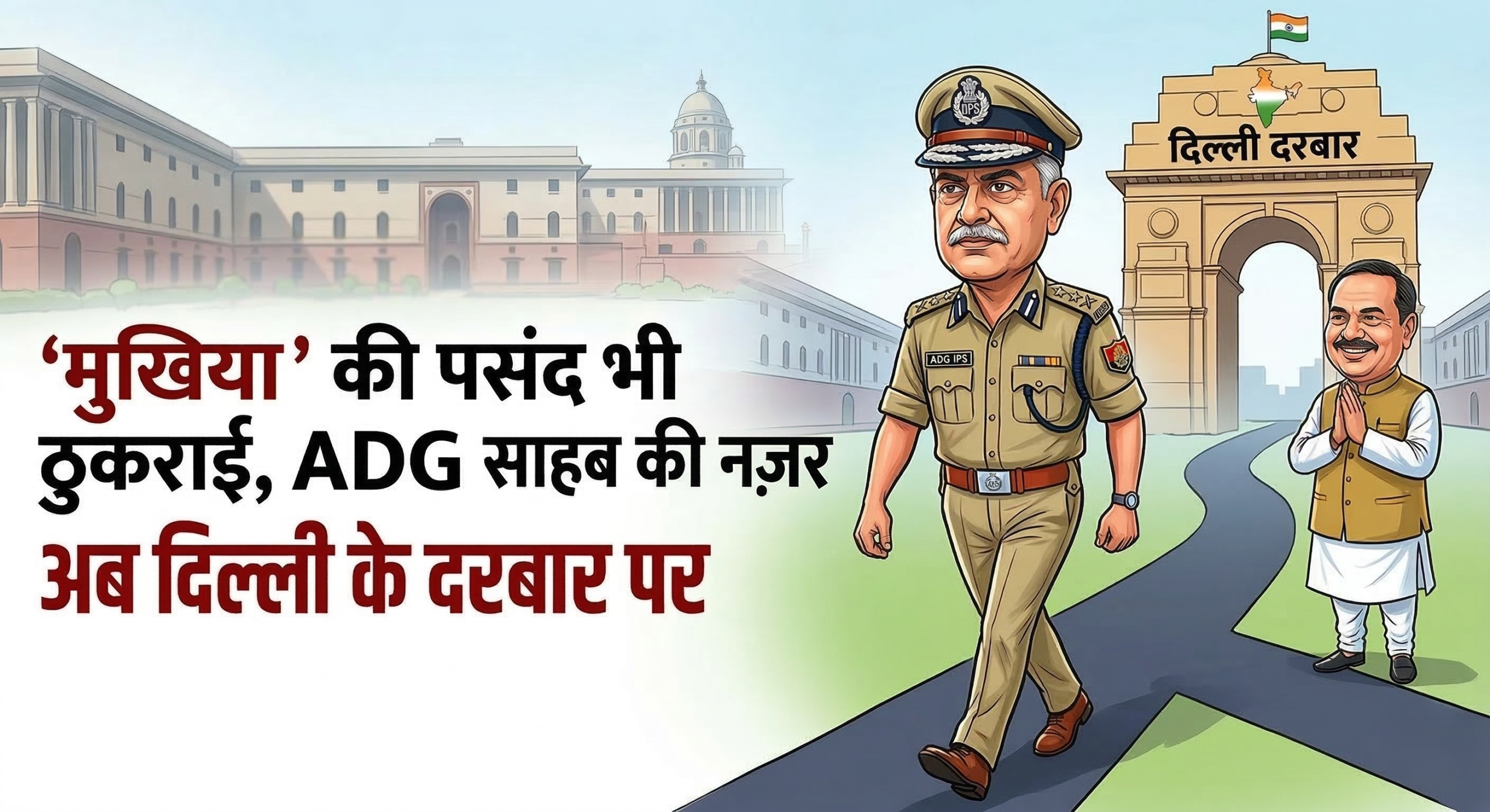 ‘मुखिया’ की पसंद भी ठुकराई, ADG साहब की नज़र अब दिल्ली के दरबार पर