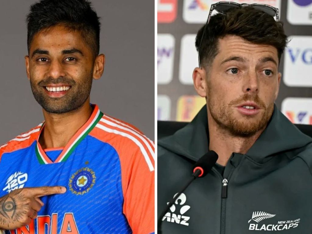 T-20 वर्ल्ड कप फाइनल से पहले भारत-न्यूजीलैंड के कप्तानों में जुबानी जंग, सैंटनर की वार्निंग सूर्या की चुनौती