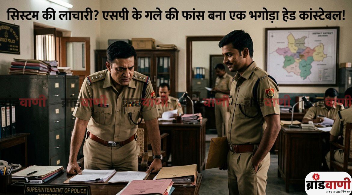 ब्रांडवाणी एक्सक्लूसिव: चार महीने तक ड्यूटी से गायब रहा हेड कांस्टेबल, अचानक लौटकर कर ली जॉइनिंग… पुलिस महकमे में उठे कई बड़े सवाल