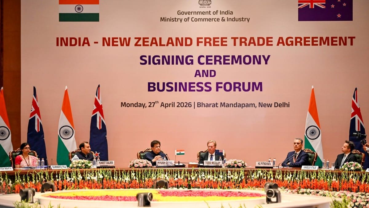 भारत–न्यूजीलैंड FTA पर हस्ताक्षर, व्यापार और निवेश में बड़ा कदम; निवेश में भी आएगी तेजी