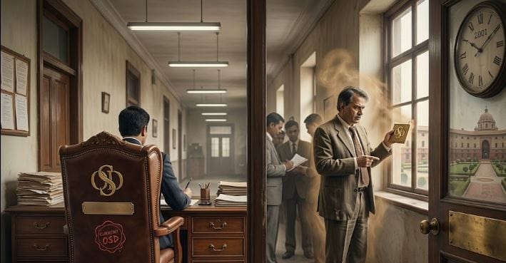 नहीं उतरी पूर्व आईएएस अधिकारी की ओएसडी की खुमारी, पद हटने के बाद भी बरकरार है रसूख।