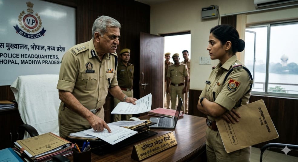 ब्रांडवाणी Exclusive: पुलिस मुख्यालय में हाई-प्रोफाइल टकराव; वरिष्ठ अधिकारी और महिला डीएसपी आमने-सामने