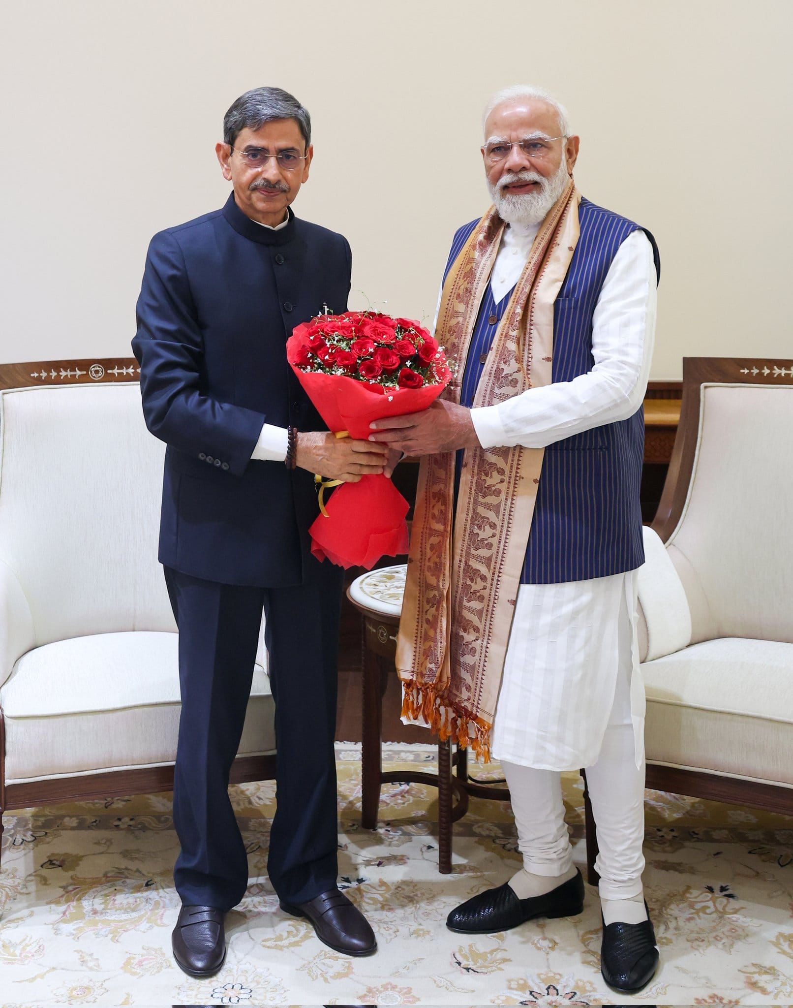 पश्चिम बंगाल के राज्यपाल आर. एन. रवि की प्रधानमंत्री मोदी से शिष्टाचार भेंट