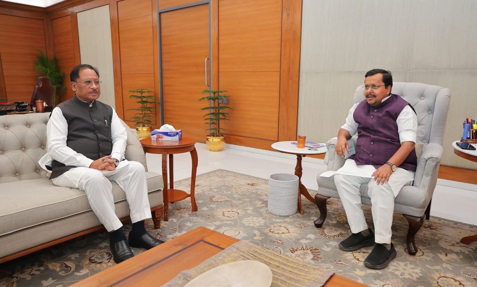 छत्तीसगढ़ के मुख्यमंत्री विष्णु देव साय का दिल्ली दौरा; बीजेपी अध्यक्ष नितिन नवीन से की मुलाकात; छत्तीसगढ़ के विकास पर हुई अहम चर्चा