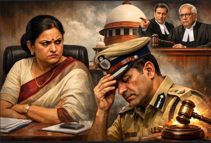 ACS मैडम नाराज: सीनियर IPS के कारण सुप्रीम कोर्ट की फटकार