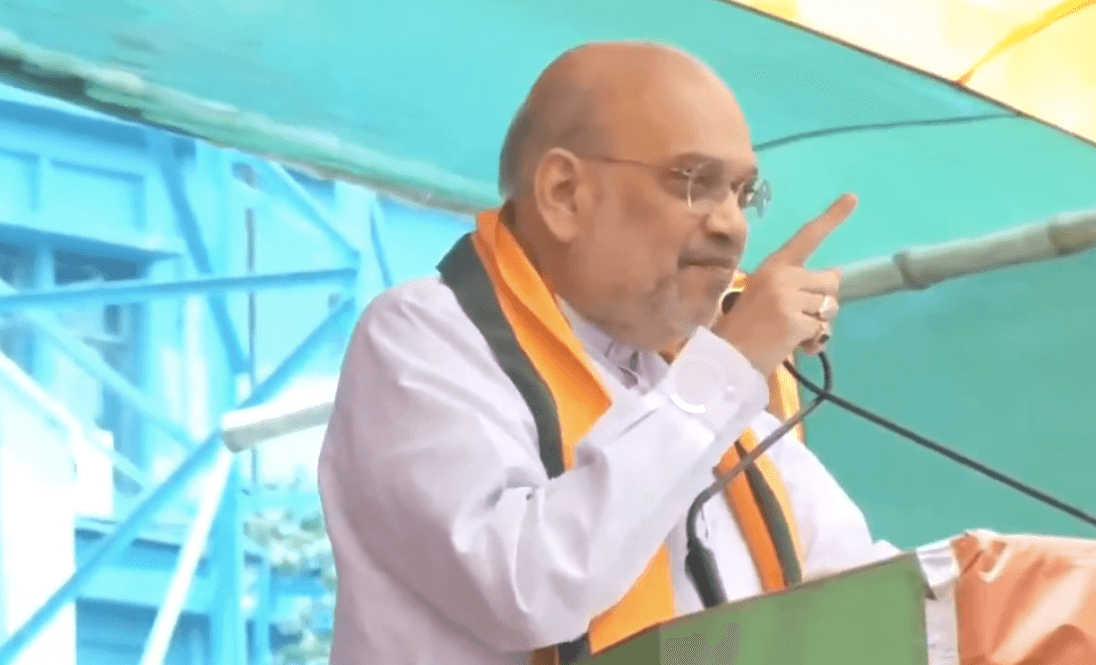 बंगाल में बीजेपी का शक्ति प्रदर्शन: भवानीपुर में अमित शाह का मेगा रोड शो; भाजपा प्रत्याशी सुवेंदु अधिकारी के समर्थन में रैली