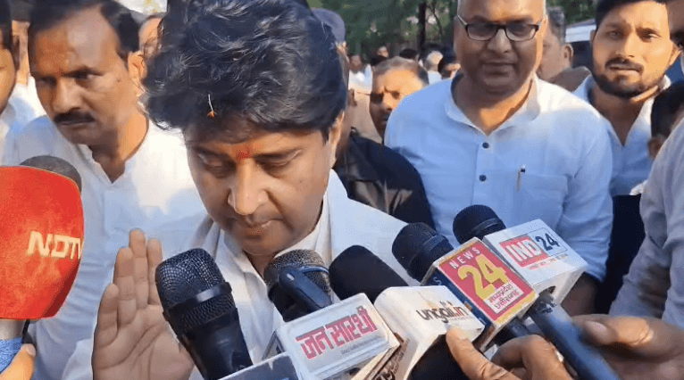 कांग्रेस विधायक ने मंत्री सिंधिया से की मुलाकात, किसानों के मुआवजे का मुद्दा उठाया