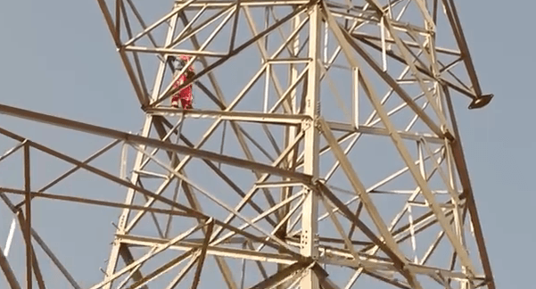 टीकमगढ़ में हाईवोल्टेज ड्रामा: प्रेमी को बुलाने टावर पर चढ़ी युवती, 4 घंटे बाद उतरी