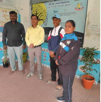 खंडवा: सांदीपनि विद्यालय आनंद नगर के छात्र सार्थक धक्सिया का राष्ट्रीय क्रिकेट प्रतियोगिता के लिए चयन