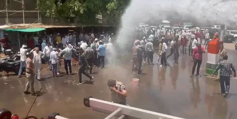 गाडरवारा में CM मोहन यादव के बयान पर कौरव समाज का प्रदर्शन, पुतला दहन कर मांगी माफी