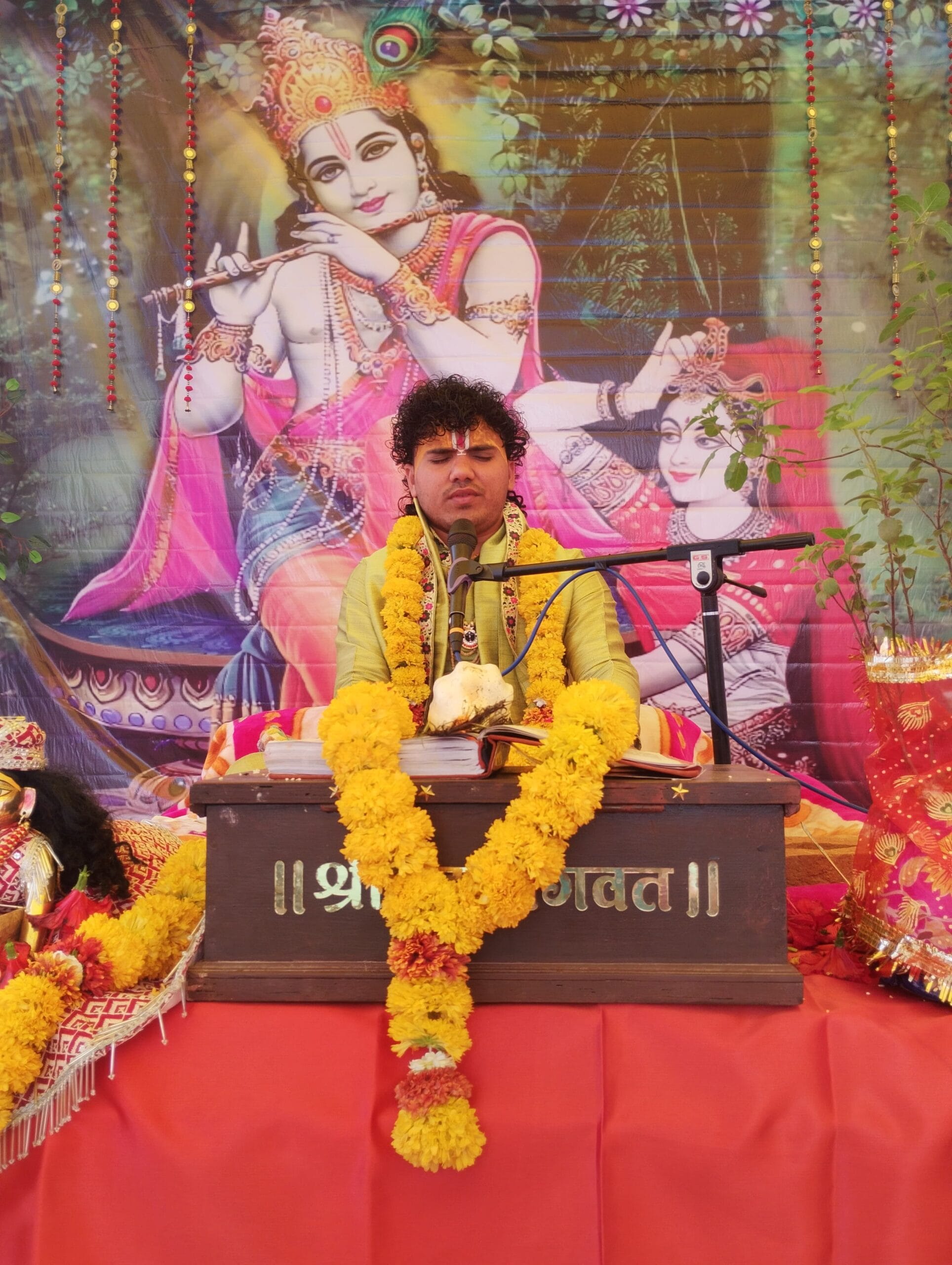 दमोह में श्रीमद्भागवताचार्य ऋषिकांत गर्ग ने कहा; “सुख में भगवान को भूल, दुख में पुकारते हैं मनुष्य”