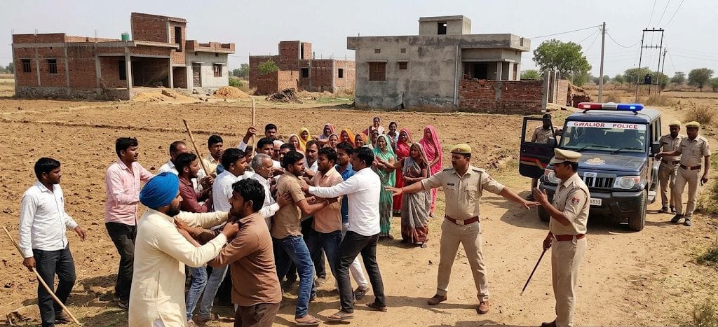 ग्वालियर के सिरोल में दो पक्षों में विवाद, FIR दर्ज