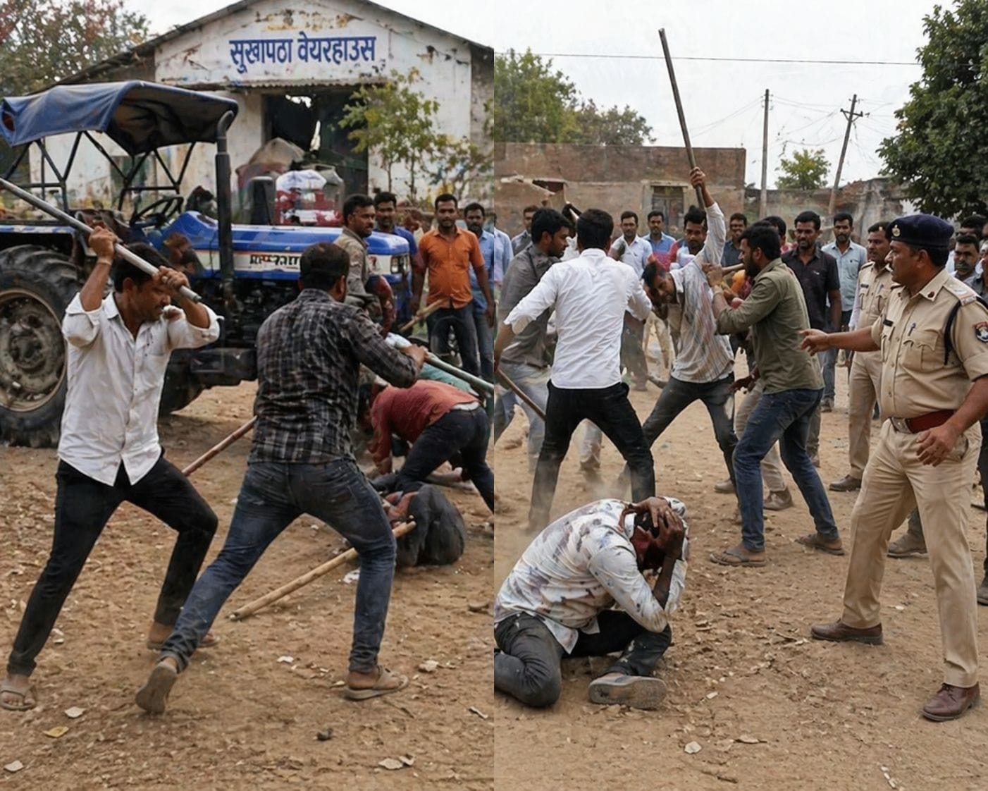 डबरा में जमीनी विवाद बना खूनी संघर्ष, 2 गंभीर घायल