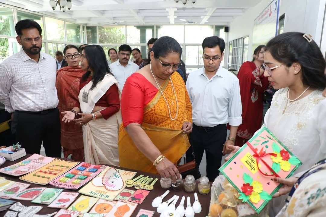 भोपाल में पोषण पखवाड़ा समापन समारोह, मंत्री निर्मला भूरिया ने आंगनवाड़ी कार्यकर्ताओं को किया सम्मानित