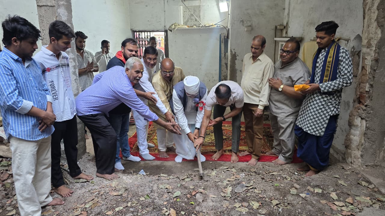 सागर में ताम्रकार सत्संग भवन का भूमिपूजन, विधायक जैन ने की घोषणा