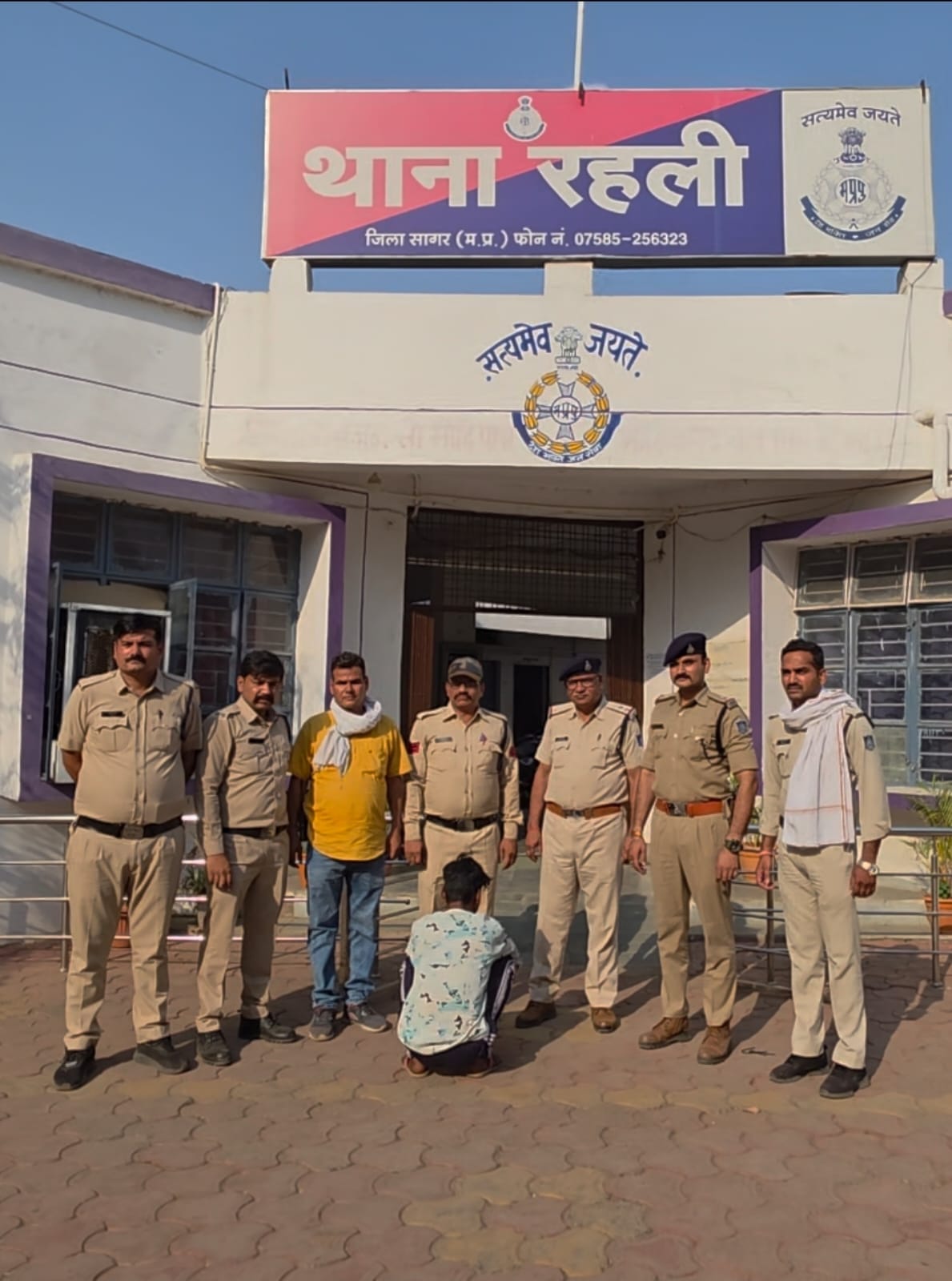 सागर पुलिस की बड़ी कार्रवाई: पत्नी की हत्या कर फरार आरोपी 24 घंटे में गिरफ्तार, जंगलों में चला सघन ऑपरेशन