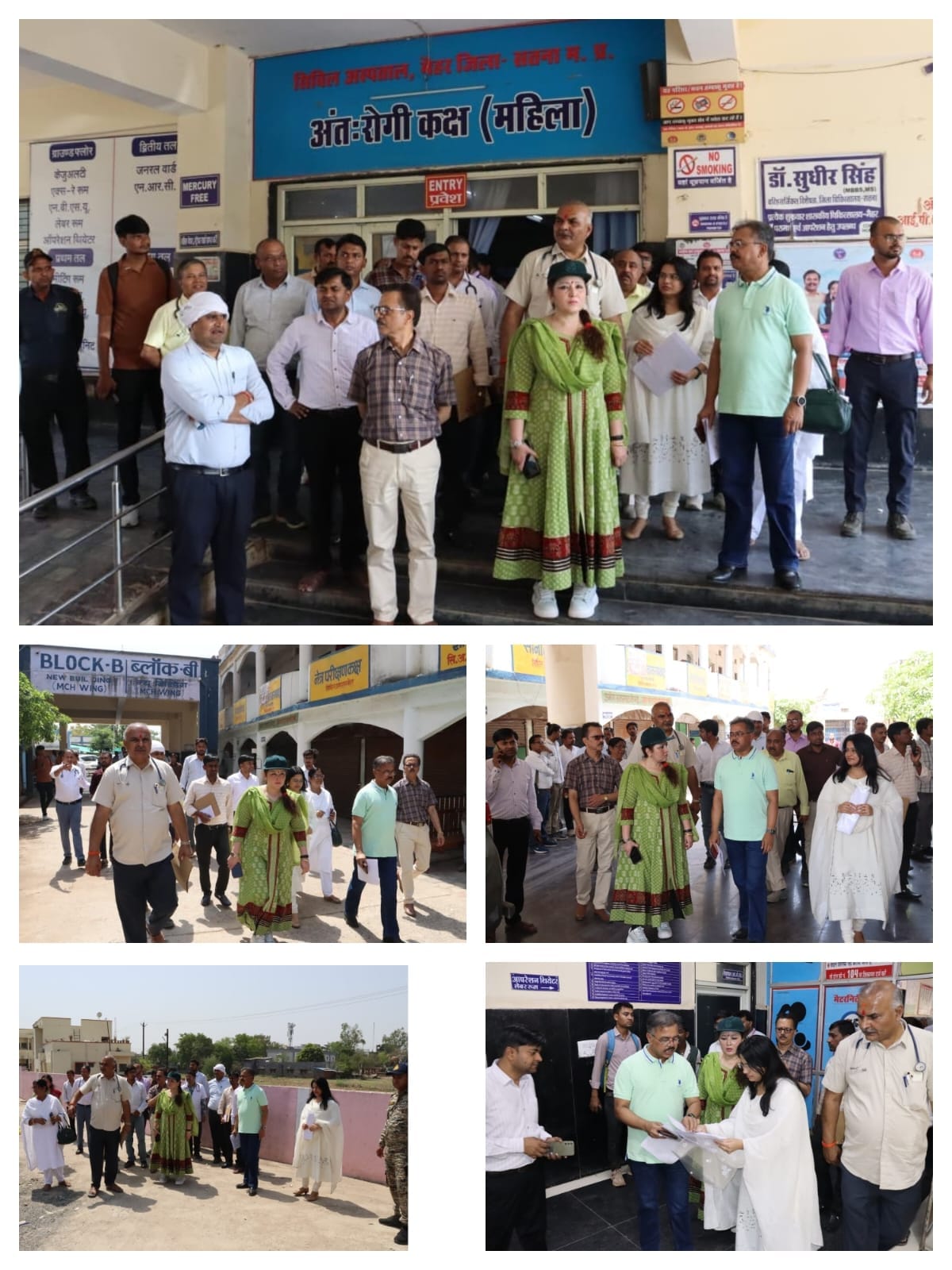 मैहर पहुंचे एसीएस अशोक वर्णवाल, 100 बिस्तरीय अस्पताल स्थल का निरीक्षण, सफाई व्यवस्था पर जताई नाराजगी