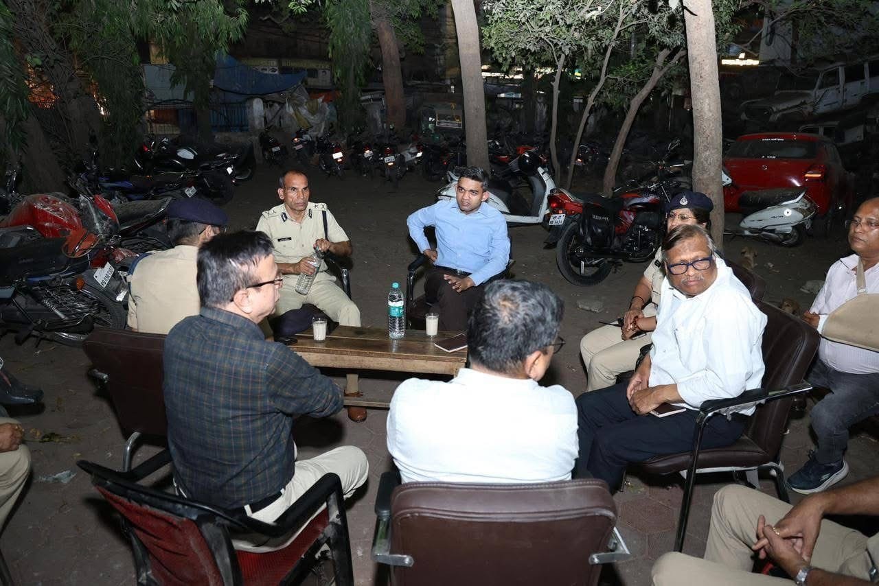 भोपाल में प्रशासन अलर्ट: कलेक्टर और पुलिस अधिकारियों ने किया देर रात निरीक्षण
