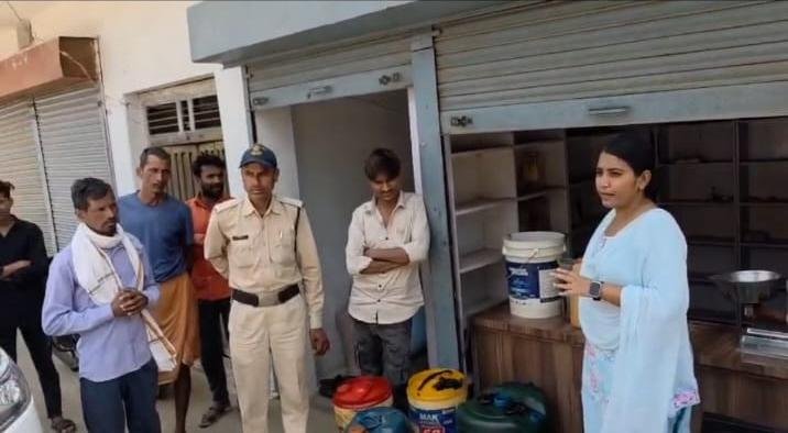 उमरिया में अवैध पेट्रोल-डीजल जब्त, एसडीएम मानपुर की कार्रवाई