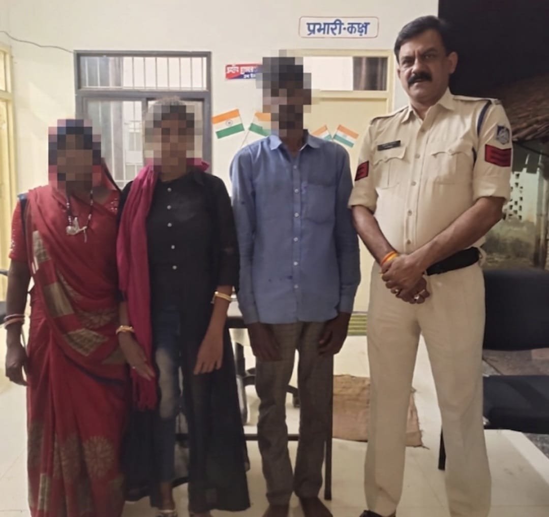 सागर/मंडीबामोरा पुलिस की बड़ी सफलता, औरंगाबाद से सकुशल मिली लापता नाबालिग