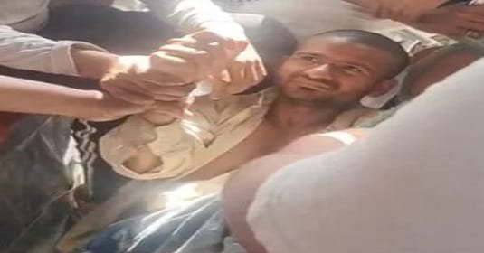 मुजफ्फरनगर में बच्चा चोरी के शक में दिव्यांग युवक से मारपीट, वीडियो वायरल