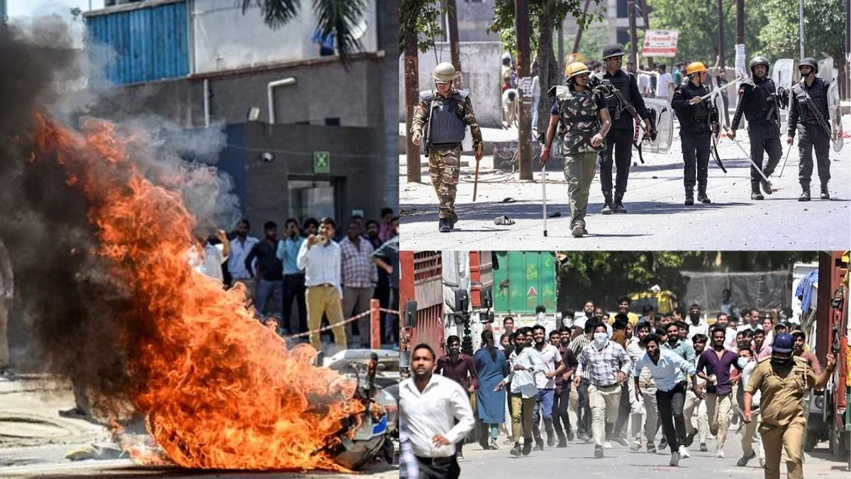 नोएडा में दूसरे दिन भी हिंसक प्रदर्शन : पुलिस से झड़प और पथराव; 300 से ज्यादा लोग गिरफ्तार