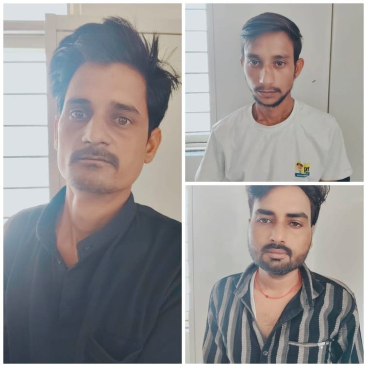 ग्वालियर: करहिया थाना पुलिस की बड़ी कार्रवाई, अवैध हथियारों के साथ तीन बदमाश गिरफ्तार