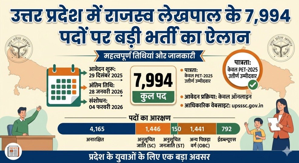 उत्तर प्रदेश में राजस्व लेखपाल