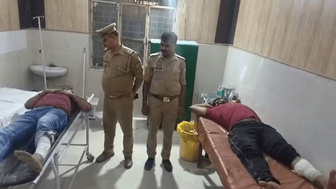 रायबरेली: SSB जवान के माता-पिता से 5.35 लाख की लूट करने वाले दो लुटेरे मुठभेड़ में गिरफ्तार, पैर में लगी गोली