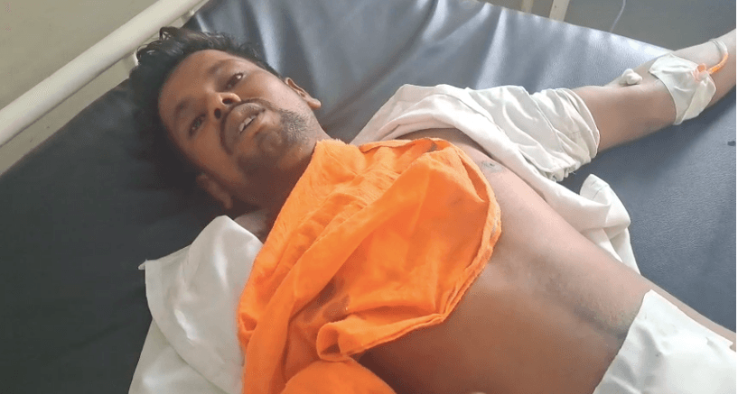 पत्नी के आने से इंकार पर पति ने ससुराल में खुद पर चाकू से किया हमला, दमोह में युवक गंभीर हालत में अस्पताल में भर्ती