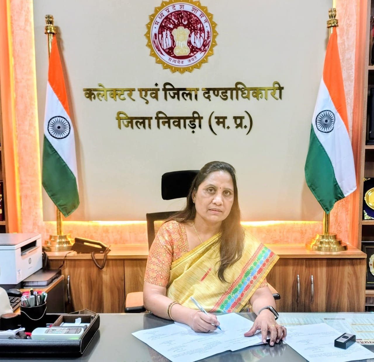 निवाड़ी में कलेक्टर का सख्त एक्शन, 2 पटवारी सहित 5 कर्मचारियों पर कार्रवाई